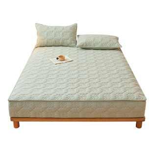 纯棉床垫套2025新款六面全包床笠拉链款夹棉床罩床垫保护套防尘罩