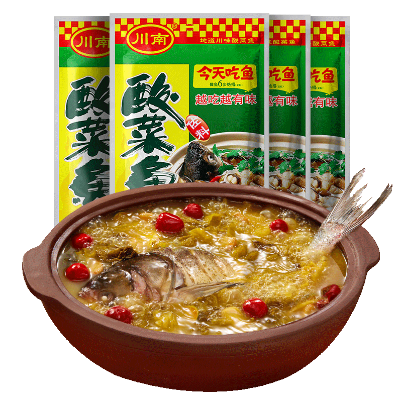 川南300g酸菜鱼调料四川特产