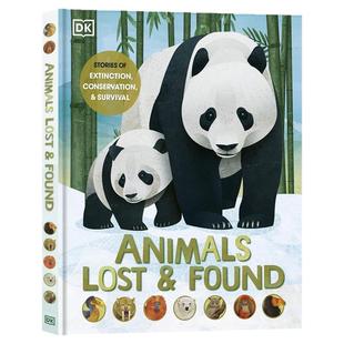 DK 英文原版 动物失物招领 Animals Lost and Found 灭绝和濒危动物科普百科 Stories of Extinction Conservation and Survival