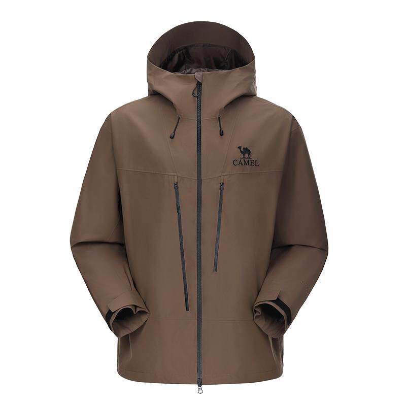 骆驼户外经典2.0硬核冲锋衣暴雨防水机能夹克外套男款单层登山服