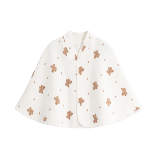 四季纯棉坐月子披肩空调房护肩颈椎坎肩睡觉肩膀保暖防风产妇哺乳