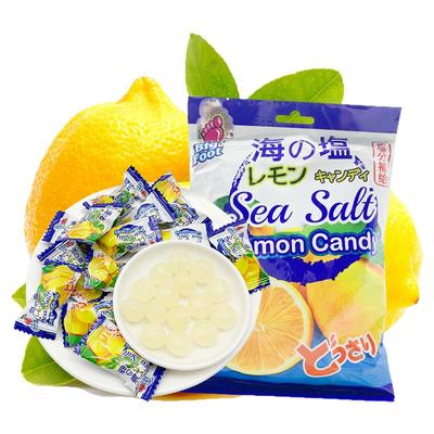 马来西亚进口大马碧富海盐咸柠檬糖128g包装糖果薄荷糖清凉润喉