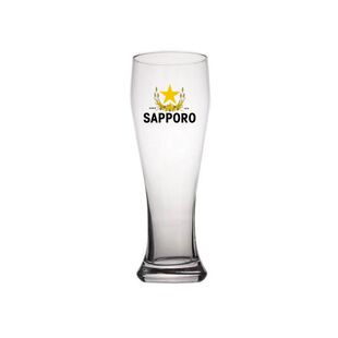 日本Sapporo三宝乐1L/400ml超大扎啤玻璃加厚带柄精酿啤酒杯英雄