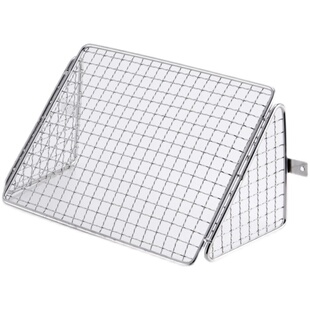 侧面下水道防鼠地漏阳台侧墙角出水口挡树叶过滤网方形格栅防堵罩