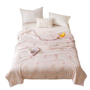 A类大豆纤维针织棉儿童夏凉被空调被可机洗夏季薄款宝宝被子单人