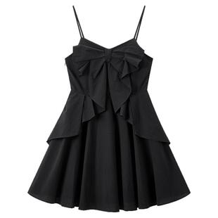 【商场同款】乐町蝴蝶结造型款吊带连衣裙25夏季新款裙C1FAF2615