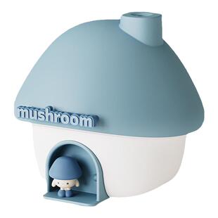 蘑菇屋加湿器桌面USB插电迷你小型办公室桌面卧室宿舍学生家用孕妇婴儿静音大雾量便携喷雾器生日礼物摆件