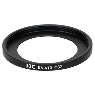 JJC 适用佳能V10滤镜转接环 Canon PowerShot V10 UV镜 CPL偏振镜 转接37mm口径 掌上机配件