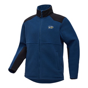 Ozark奥索卡抓绒夹克运动户外保暖舒适休闲轻量立领抓绒外套男款