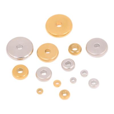 金色钛钢文玩隔片不褪色diy隔珠