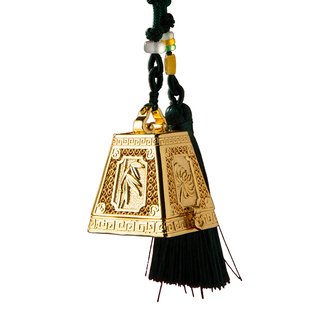 古铜官 称心如意车载挂件可爱挂饰花丝工艺镂空香薰铜装饰品礼物