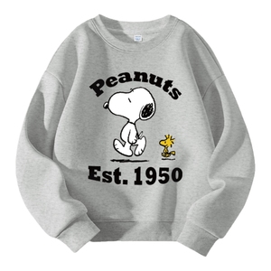 史努比男童卫衣春秋款2025新款男大童上衣薄款儿童春装男孩打底衫