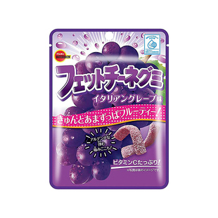 网红爆款酸沙软糖bourbon布尔本超酸葡萄味长条橡皮糖果日本零食