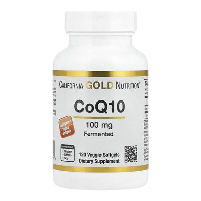 香港直发California Gold Nutrition 辅酶Q10胶囊保护心脏120粒