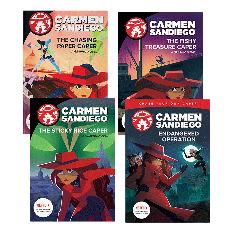 英文原版 Graphic Novel 神偷卡门1-4册 电影漫画故事图画书 Netflex剧 英文版 进口英语原版书籍