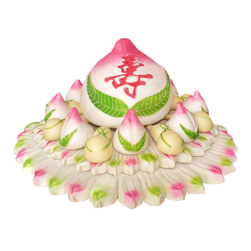 郭秀青壽桃饅頭舌尖上的中國手工傳統(tǒng)老人長(zhǎng)輩生日過壽祝壽禮餑餑