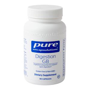 保税Pure倍宜健康胶囊GB肝脏胆囊消化酶胰腺胆汁桥本嗳气打嗝90粒