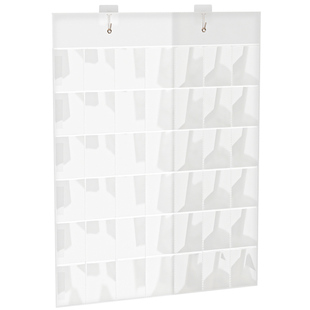 卡片展示墙透明谷子闪卡膜识字卡挂壁式分隔防尘小马吧唧收纳挂袋