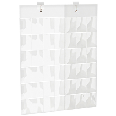 卡片展示挂袋防尘透明挂墙式