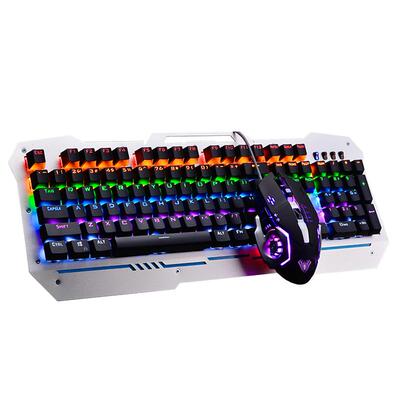 狼蛛机械键盘鼠标耳机三件套装