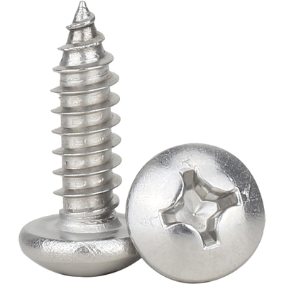 304尖尾自攻螺丝钉圆头十字槽M3