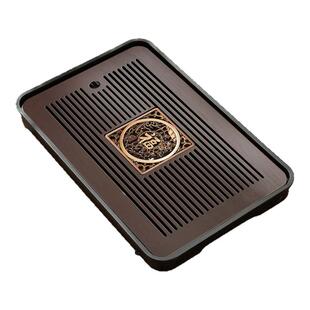 茶盘家用2025新款茶盘小型沥水茶盘托盘茶具茶台茶盘一整套茶托盘