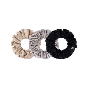 SILKY MIRACLE真丝发圈基础款中号桑蚕丝头花多巴胺少女发饰组合