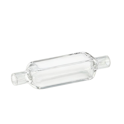 10mm石英流动比色皿1mm两通光2mm四面透光一体成型耐酸碱耐高温