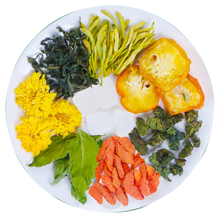 金银花菊花茶枸杞金桔薄荷男女养生茶熬夜夏季清心败火茶降燥热茶