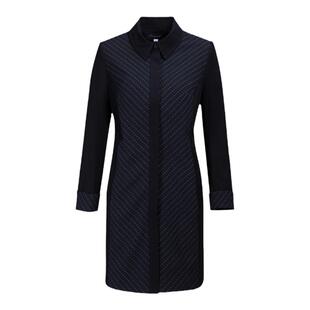 靓诺风衣女中长款小个子春季新款韩版高端职业通勤外套女LF21121A