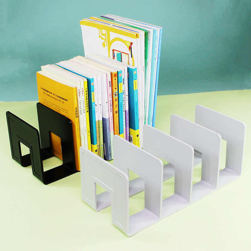 简易儿童塑料书挡学生用书立书桌上书架多功能桌面收纳整理架塑料