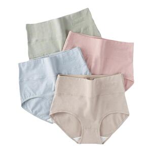 中高腰内裤女士纯棉三角裤头性感柔软新款秋冬精梳棉抗菌收腹女生