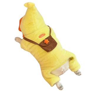 冬季加绒加厚法斗巴哥斗牛犬衣服可爱保暖四脚衣雪纳瑞西高地棉服