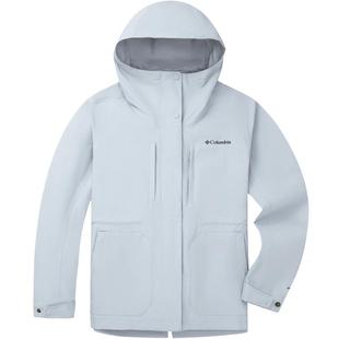 哥伦比亚冲锋衣女款羽绒服金点热能防水外套羽绒内胆三合一XR9187