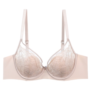 【列维斯蕾丝】安莉芳兔耳朵单层围女士文胸大胸显小内衣EB00776