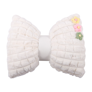 汽车头枕护颈枕季毛绒女生可爱2025款冬座椅车载枕头车用腰靠套装