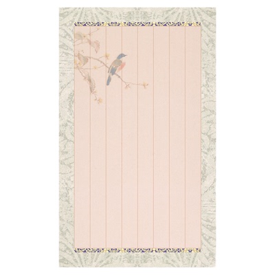 希古斋 彩色花鸟小楷书法作品日课纸方格竖格微喷宣纸毛笔专用带格子状元笺信笺纸花笺纸初学者软笔空白手写