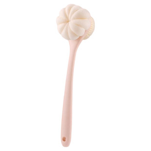 洗澡刷子软毛搓背神器后背搓澡刷长柄浴室沐浴刷沐浴球巾双面洗浴