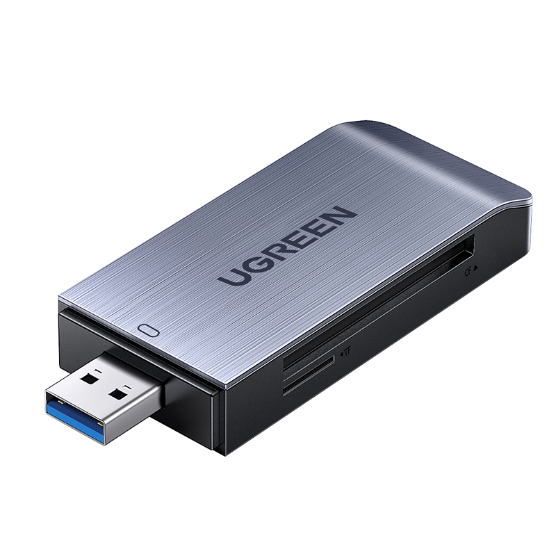 绿联usb3.0高速读卡器四合一多功能转换器sd/cf/tf/ms卡手机电脑车载u盘万能内存通用微单反相机摄影ccd储存