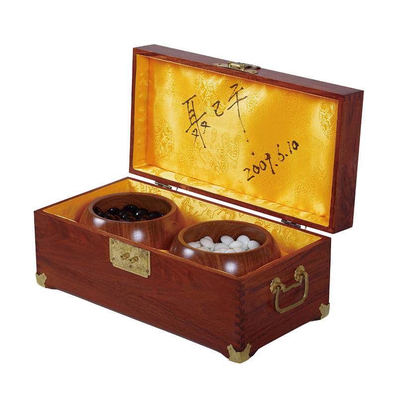 新云子双面凸精品亮光纪念版围棋