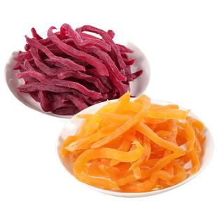 红薯干紫薯干组合地瓜条1000g 农家番薯片零食香甜嚼劲连城地瓜干