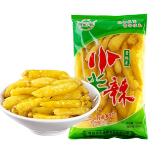 泡小米辣泡椒泡野山椒500g泡凤爪泡菜泡辣椒酸辣调味开味酱腌菜