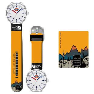 适用迪凯思Dickies手表带CL539男女款硅胶印花卡通初高中学生腕带