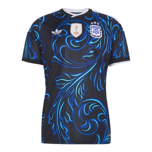 Adidas/阿迪达斯正品三叶草男士运动球迷版球衣足球短袖T恤JM8395