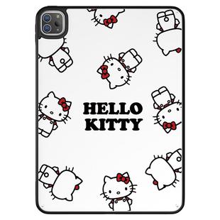hellokitty猫适用iPad保护壳带笔槽新款11代10.9寸air7无盖防弯轻薄pro11亚克力10代ipad保护套9代平板保护壳