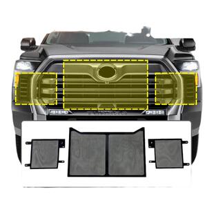 适用于丰田坦途猛禽公羊改装水箱防虫网防护网防尘网罩前中网保护