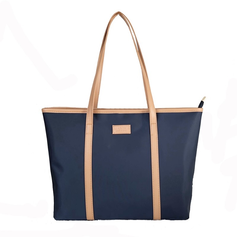 通勤托特包女士2025新款大容量尼龙帆布手提单肩包轻便休闲大包包