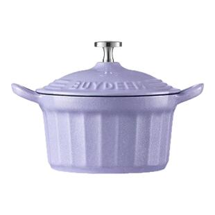 北鼎一人食迷你珐琅锅铸铁炖锅迷你炖盅辅食煲仔饭小煮锅砂锅10cm