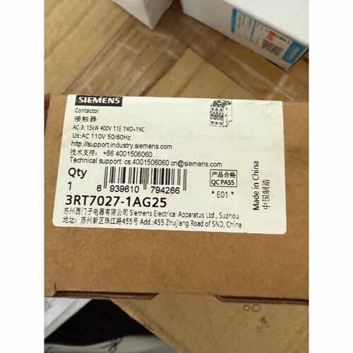 溢价-3RT70271AG25接触器