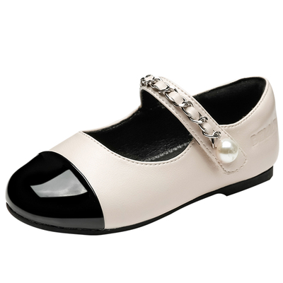 百丽女童秋季时尚公主皮鞋